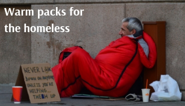 Helping keep the homeless warm